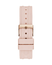  Shop Authentic Guess Heiress Diamonds Rose Gold Dial Pink Rubber Strap Watch for Women - GW0407L3 - Luxxuri