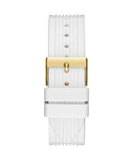  Shop Authentic Guess Athena White Dial White Rubber Strap Watch for Women - GW0409L2 - Luxxuri