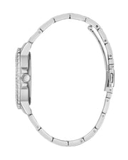  Shop Authentic Guess Crown Jewel Diamonds Blue Dial Silver Steel Strap Watch for Women - GW0410L1 - Luxxuri