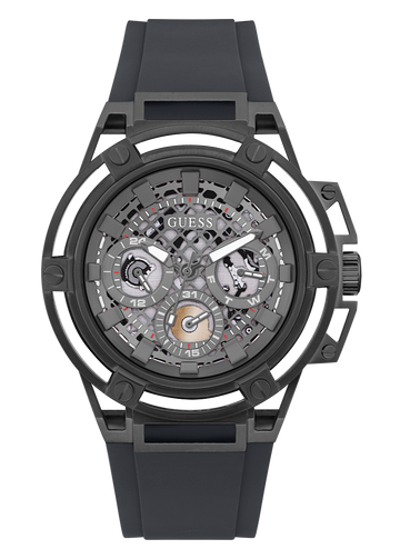  Shop Authentic Guess Matrix Multifunction Grey Dial Grey Rubber Strap Watch for Men - GW0423G3 - Luxxuri