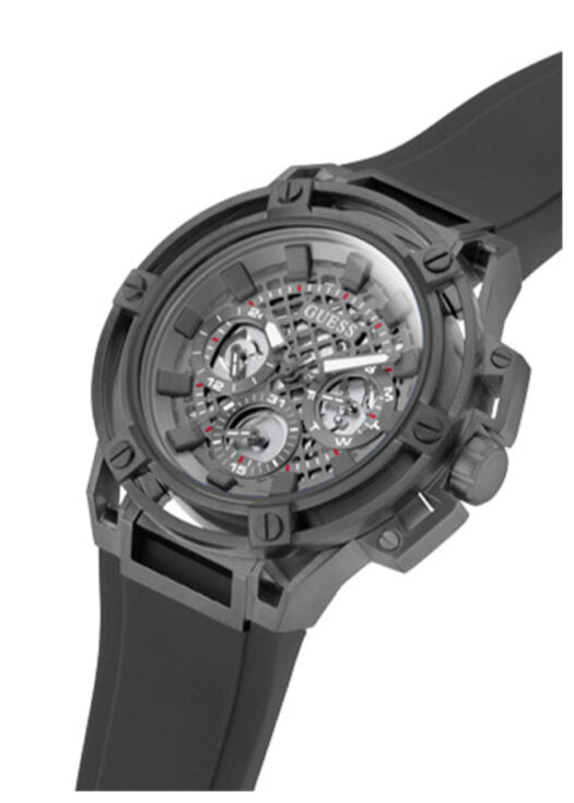  Shop Authentic Guess Matrix Multifunction Grey Dial Grey Rubber Strap Watch for Men - GW0423G3 - Luxxuri