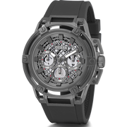  Shop Authentic Guess Matrix Multifunction Grey Dial Grey Rubber Strap Watch for Men - GW0423G3 - Luxxuri