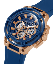  Shop Authentic Guess Matrix Multifunction Blue Dial Blue Rubber Strap Watch For Men - GW0423G1 - Luxxuri