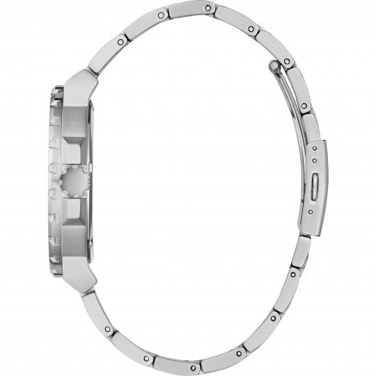  Shop Authentic Guess Track Black Dial Silver Steel Strap Watch for Men - GW0426G1 - Luxxuri