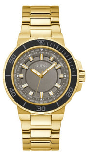  Shop Authentic Guess Track Grey Dial Gold Steel Strap Watch for Men - GW0426G2 - Luxxuri