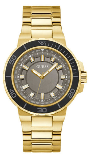  Shop Authentic Guess Track Grey Dial Gold Steel Strap Watch for Men - GW0426G2 - Luxxuri