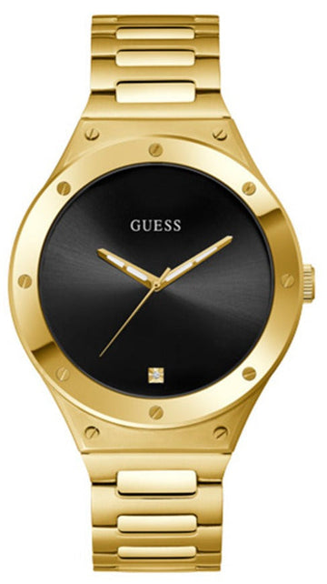  Shop Authentic Guess Scope Quartz Black Dial Gold Steel Strap Watch for Men - GW0427G2 - Luxxuri