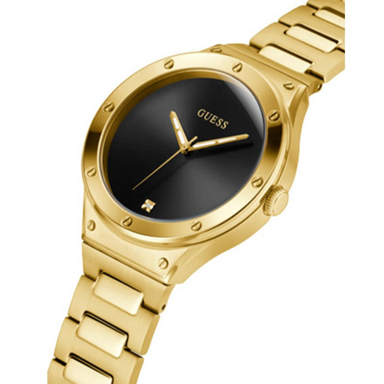  Shop Authentic Guess Scope Quartz Black Dial Gold Steel Strap Watch for Men - GW0427G2 - Luxxuri