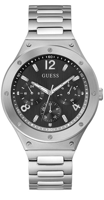  Shop Authentic Guess Scope Black Dial Silver Steel Strap Watch for Men - GW0454G1 - Luxxuri