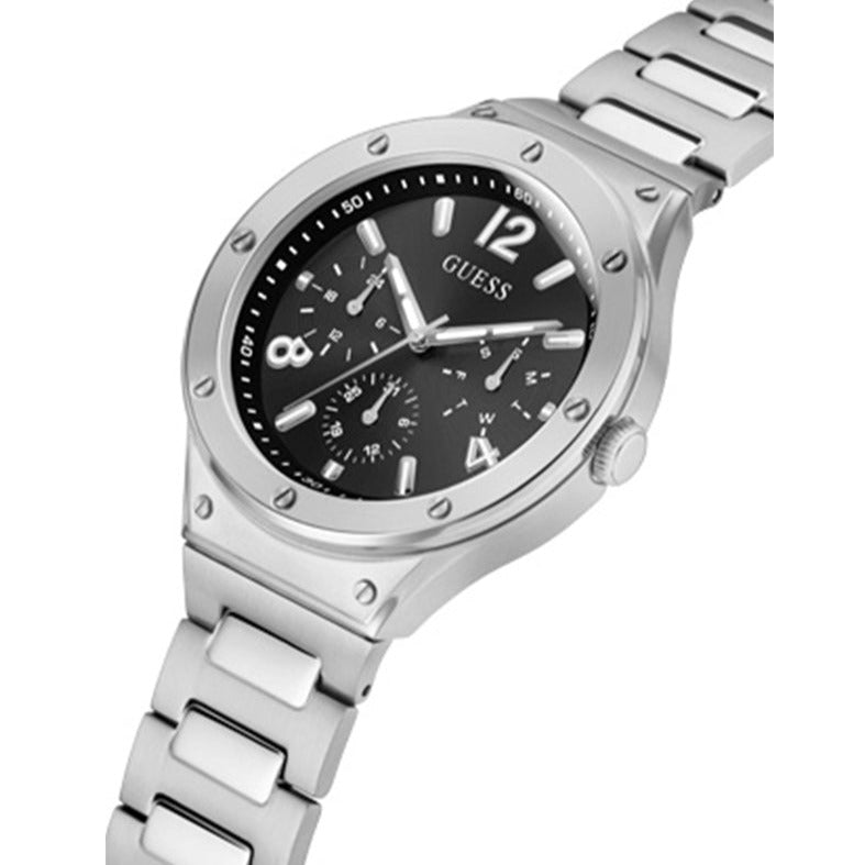  Shop Authentic Guess Scope Black Dial Silver Steel Strap Watch for Men - GW0454G1 - Luxxuri