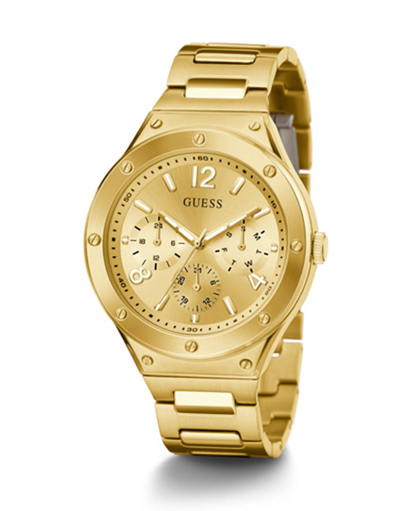  Shop Authentic Guess Scope Gold Dial Gold Steel Strap Watch for Men - GW0454G2 - Luxxuri