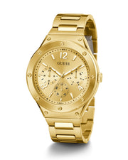 Shop Authentic Guess Scope Gold Dial Gold Steel Strap Watch for Men - GW0454G2 - Luxxuri