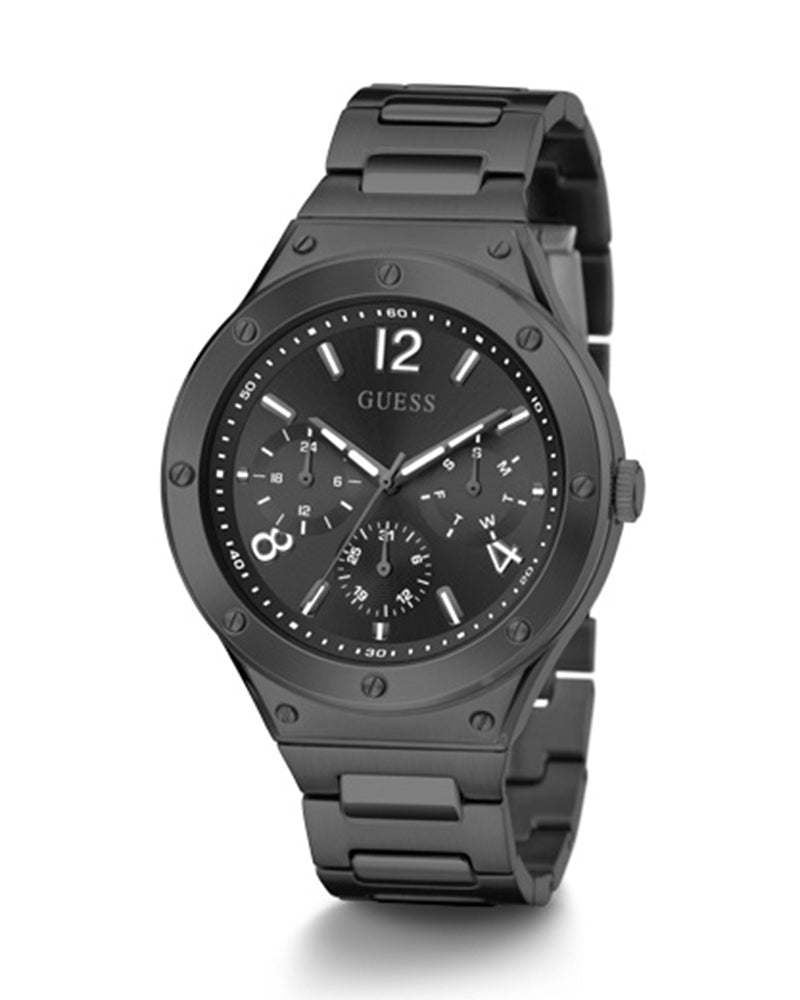  Shop Authentic Guess Scope Multifunction Black Dial Black Steel Strap Watch for Men - GW0454G3 - Luxxuri