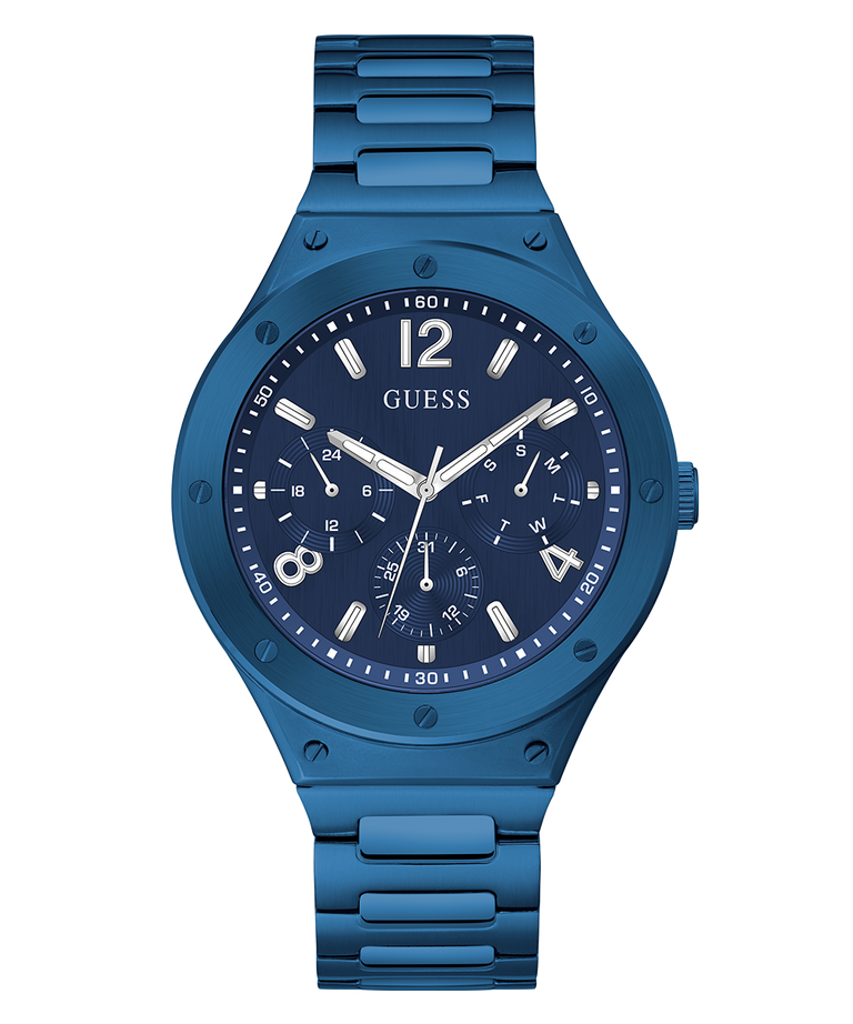  Shop Authentic Guess Scope Multifunction Blue Dial Blue Steel Strap Watch for Men - GW0454G4 - Luxxuri