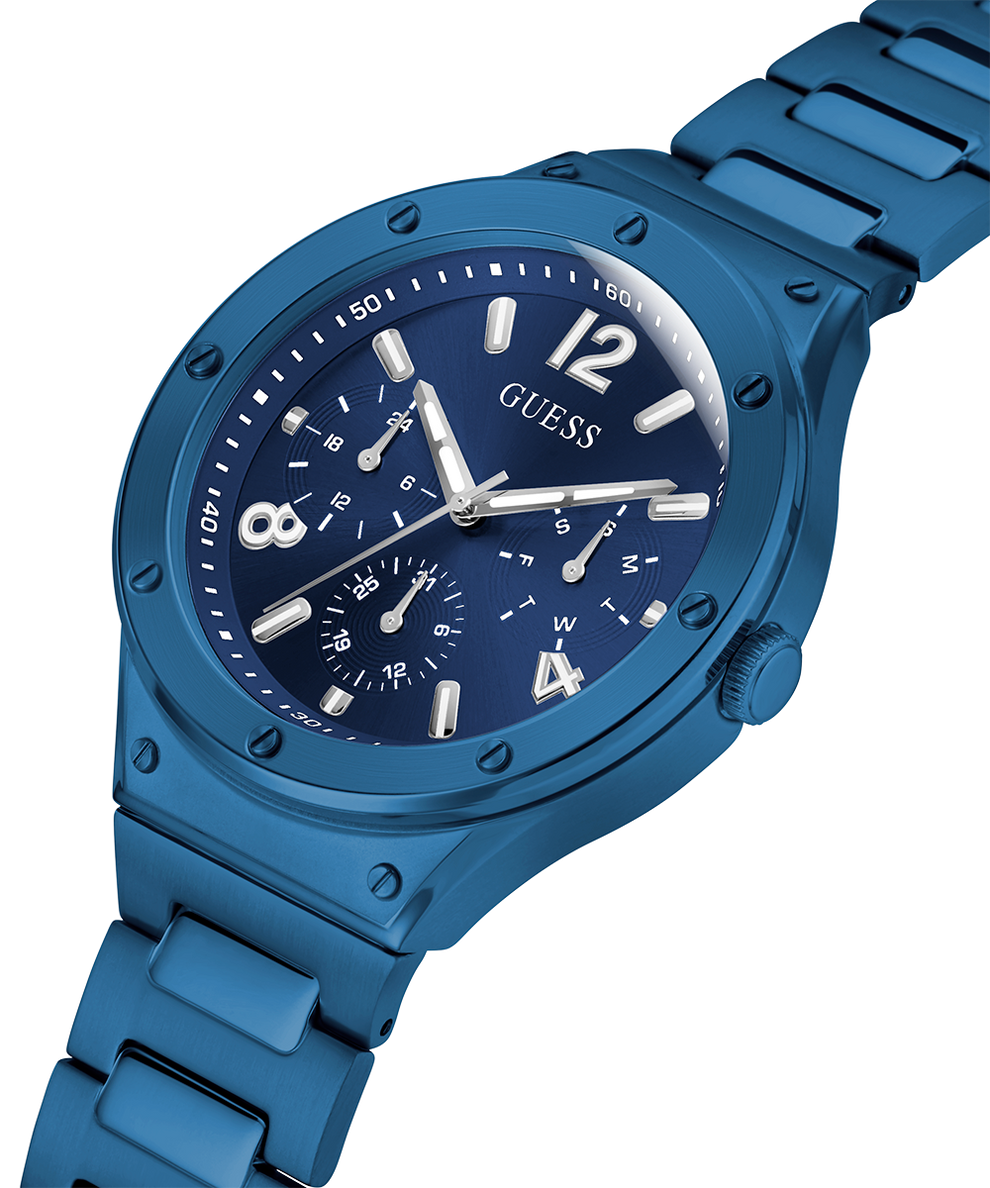  Shop Authentic Guess Scope Multifunction Blue Dial Blue Steel Strap Watch for Men - GW0454G4 - Luxxuri