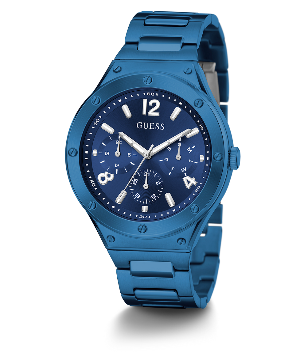  Shop Authentic Guess Scope Multifunction Blue Dial Blue Steel Strap Watch for Men - GW0454G4 - Luxxuri