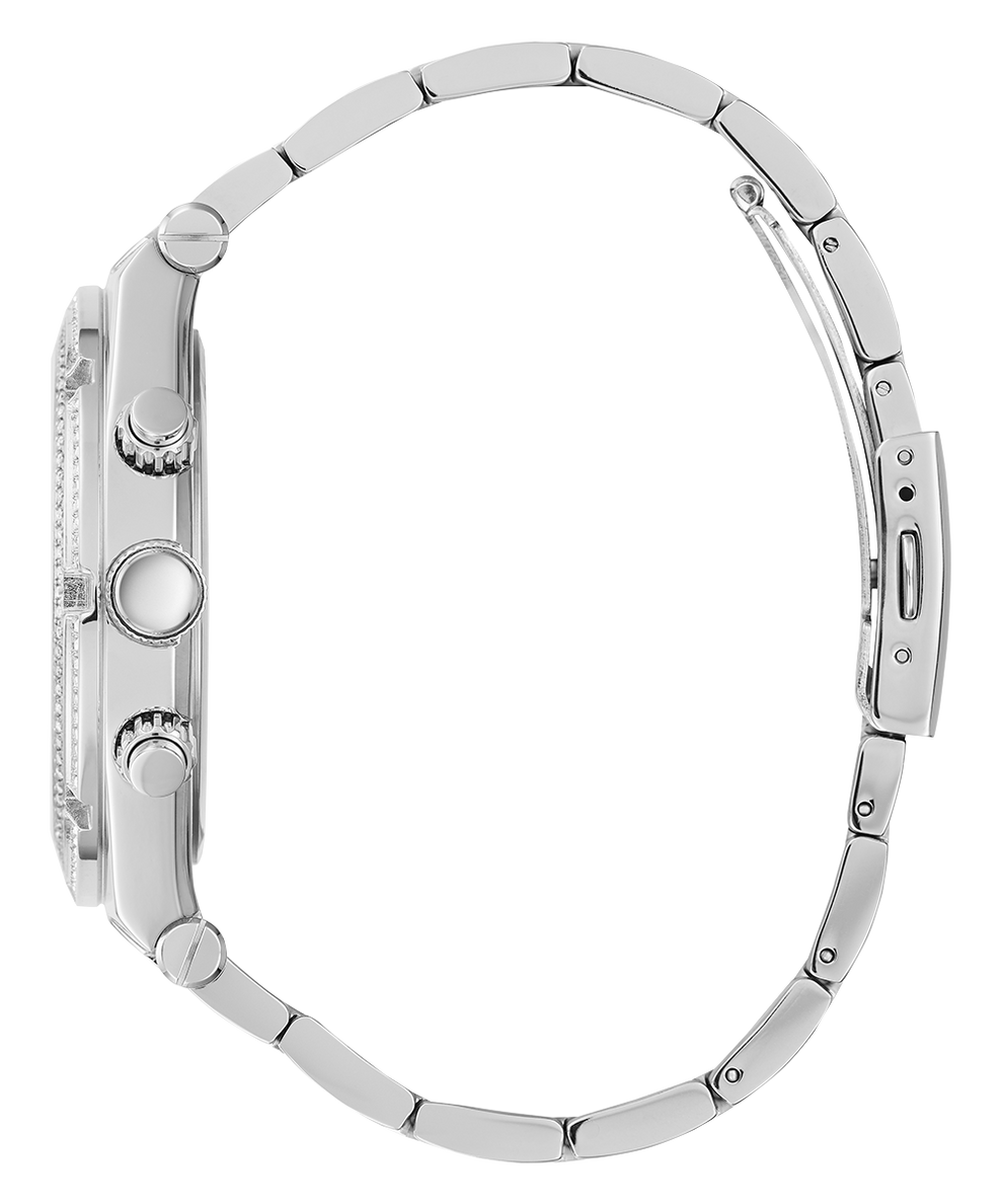  Shop Authentic Guess Multi Function Diamonds Silver Dial Silver Steel Strap Watch For Men - GW0455G1 - Luxxuri