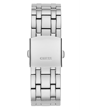  Shop Authentic Guess Multi Function Diamonds Silver Dial Silver Steel Strap Watch For Men - GW0455G1 - Luxxuri
