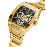  Shop Authentic Guess Phoenix Multi Function Black Dial Gold Steel Strap Watch for Men - GW0456G1 - Luxxuri