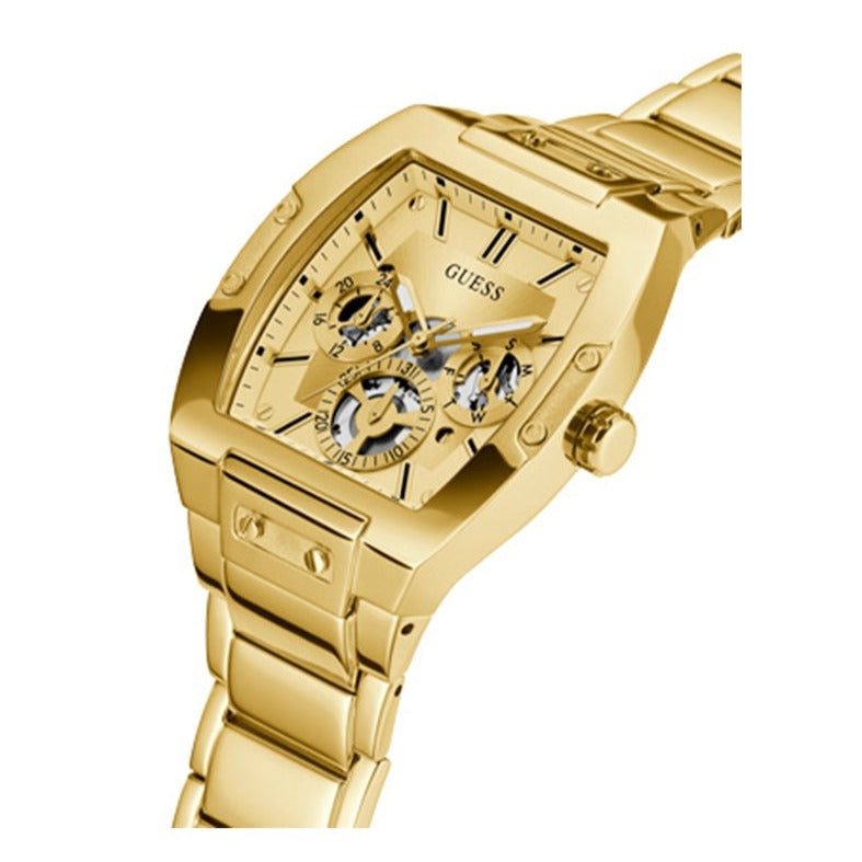 Shop Authentic Guess Phoenix Multi Function Gold Dial Gold Steel Strap Watch for Men - GW0456G2 - Luxxuri