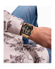  Shop Authentic Guess Phoenix Multi Function Green Dial Gold Steel Strap Watch for Men - GW0456G3 - Luxxuri