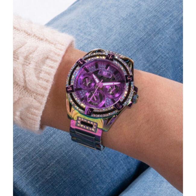  Shop Authentic Guess Queen Multicolor Dial Multicolor Steel Strap Watch For Women - GW0464L4 - Luxxuri
