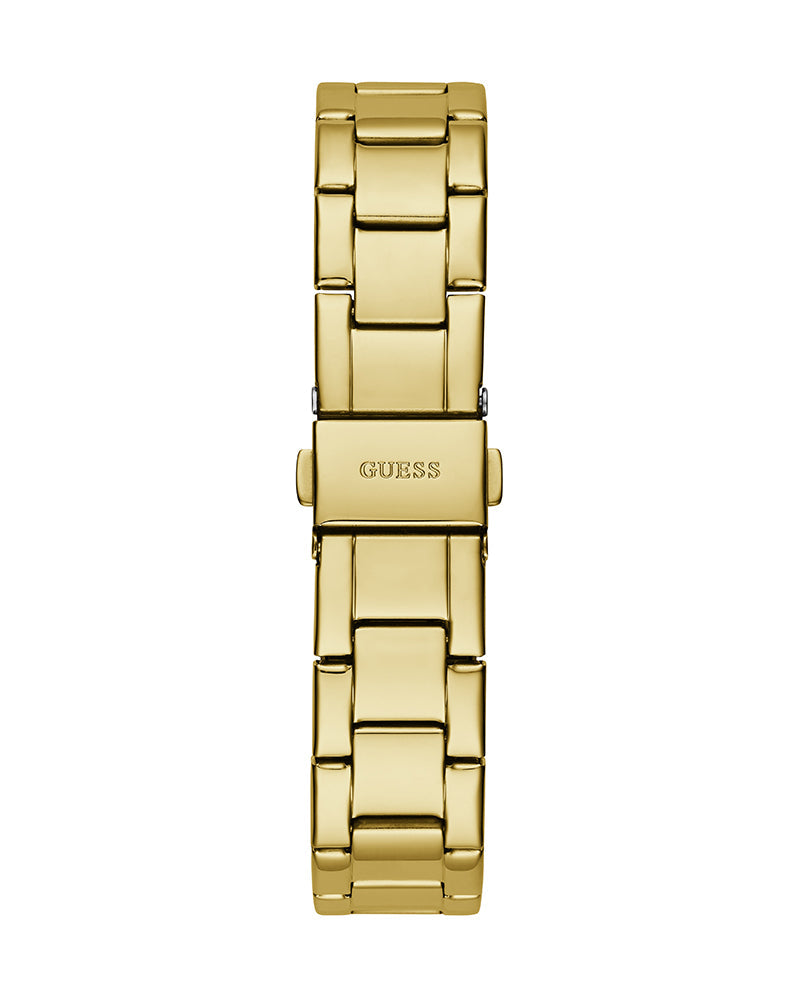  Shop Authentic Guess Cosmo Chronograph Green Dial Gold Steel Strap Watch For Women - GW0465L5 - Luxxuri