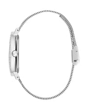  Shop Authentic Guess Iconic Diamonds Silver Dial Silver Mesh Bracelet Watch For Women - GW0477L1 - Luxxuri