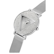  Shop Authentic Guess Iconic Diamonds Silver Dial Silver Mesh Bracelet Watch For Women - GW0477L1 - Luxxuri