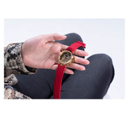  Shop Authentic Guess Solstice Diamonds Gold Dial Red Rubber Strap Watch for Women - GW0484L1 - Luxxuri