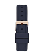  Shop Authentic Guess Solistice Diamonds Roe Gold Dial Black Rubber Strap Watch for Women - GW0484L2 - Luxxuri