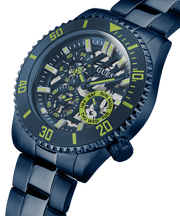  Shop Authentic Guess Axle Multifunction Navy Blue Dial Blue Steel Strap Watch For Men - GW0488G4 - Luxxuri