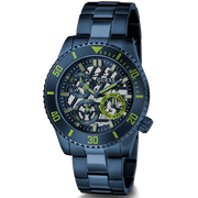  Shop Authentic Guess Axle Multifunction Navy Blue Dial Blue Steel Strap Watch For Men - GW0488G4 - Luxxuri