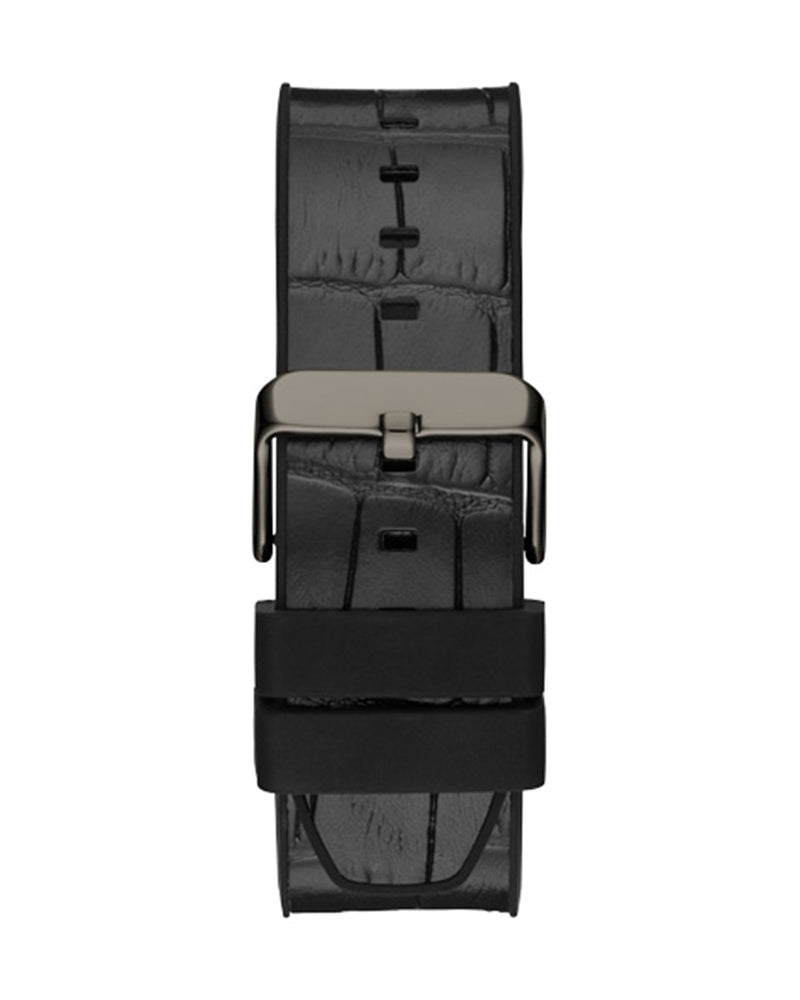  Shop Authentic Guess Edge Chronograph Black Dial Black Leather Strap Watch For Men - GW0492G1 - Luxxuri