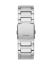  Shop Authentic Guess King Quartz Silver Dial Silver Steel Strap Watch For Men - GW0497G1 - Luxxuri