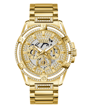  Shop Authentic Guess Queen Quartz Gold Dial Gold Steel Strap Watch For Men - GW0497G2 - Luxxuri