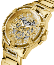  Shop Authentic Guess Queen Quartz Gold Dial Gold Steel Strap Watch For Men - GW0497G2 - Luxxuri
