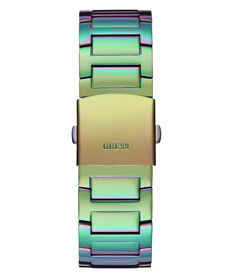  Shop Authentic Guess King Iridescent Multifunction Multicolor Dial Purple Steel Strap Watch For Men - GW0497G3 - Luxxuri