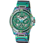  Shop Authentic Guess King Iridescent Multifunction Multicolor Dial Purple Steel Strap Watch For Men - GW0497G3 - Luxxuri
