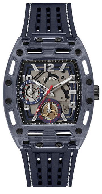  Shop Authentic Guess Phoenix Chronograph Black Dial Black Rubber Strap Watch for Men - GW0499G1 - Luxxuri