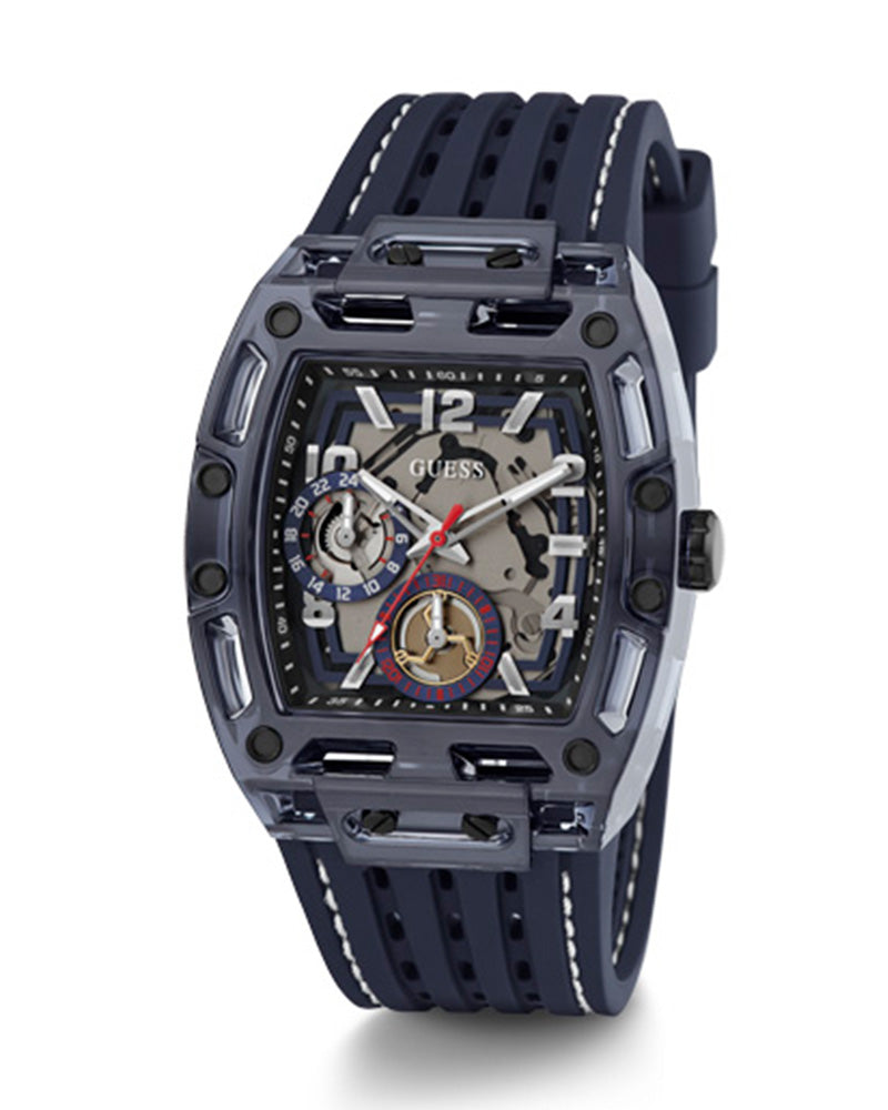  Shop Authentic Guess Phoenix Chronograph Black Dial Black Rubber Strap Watch for Men - GW0499G1 - Luxxuri