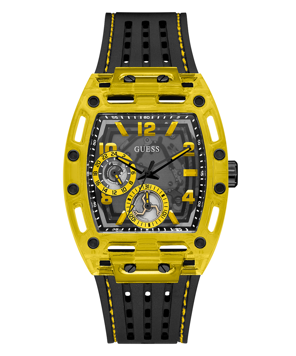  Shop Authentic Guess Phoenix Chronograph Black Dial Black Rubber Strap Watch for Men - GW0499G2 - Luxxuri