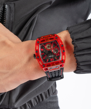  Shop Authentic Guess Phoenix Multifunction Analog Red Dial Black Silicone Strap Watch For Men - GW0499G4 - Luxxuri