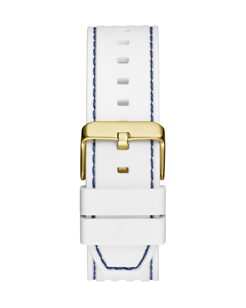  Shop Authentic Guess Phoenix Multifunction Blue Dial White Rubber Strap Watch for Men - GW0499G6 - Luxxuri
