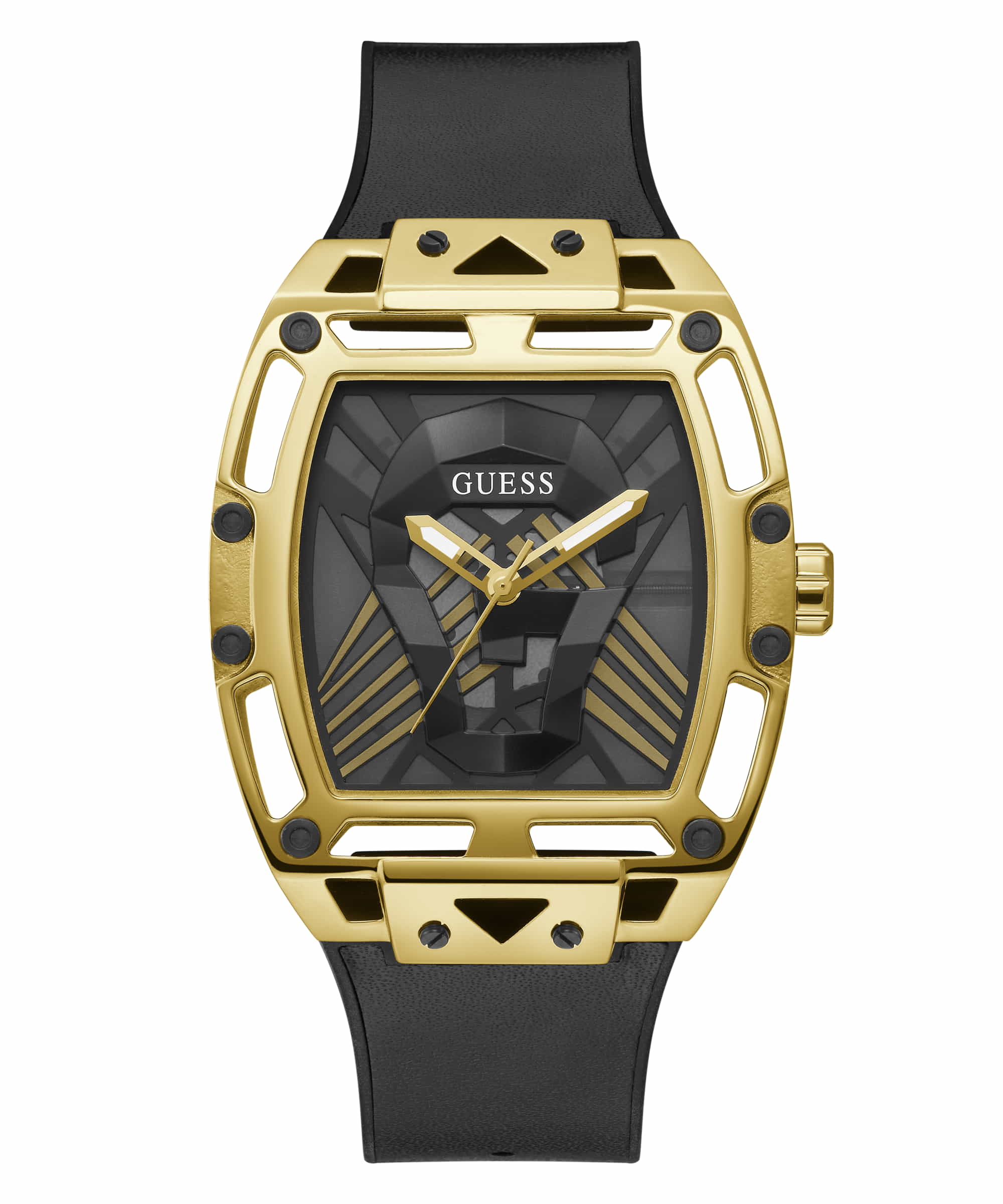  Shop Authentic Guess Legend Black Dial Black Rubber Strap Watch For Men - GW0500G1 - Luxxuri