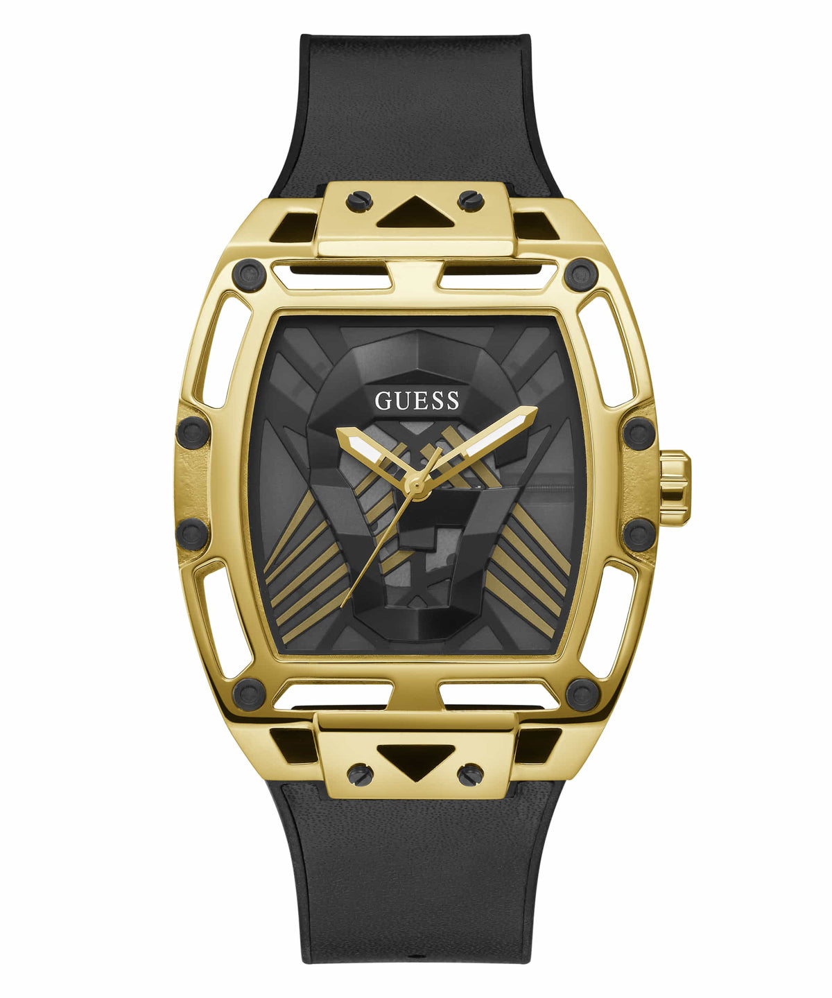  Shop Authentic Guess Legend Black Dial Black Rubber Strap Watch For Men - GW0500G1 - Luxxuri
