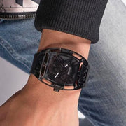  Shop Authentic Guess Legend Black Dial Black Silicone Strap Watch For Men - GW0500G2 - Luxxuri