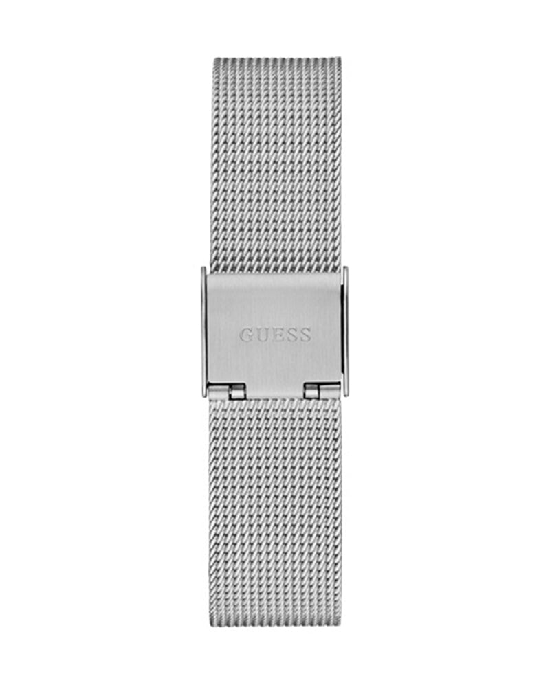  Shop Authentic Guess Quartz Silver Dial Silver Mesh Strap Watch For Women - GW050L1 - Luxxuri