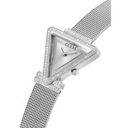  Shop Authentic Guess Fame Diamonds Silver Dial Silver Mesh Bracelet Watch for Women - GW0508L1 - Luxxuri