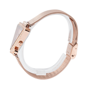  Shop Authentic Guess Fame Diamonds Rose Gold Dial Rose Gold Mesh Bracelet Watch for Women - GW0508L3 - Luxxuri